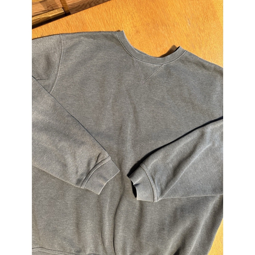 Carhartt K124 Sweatshirt XL Loose Fit Gray Crewneck Workwear Faded Logo USA